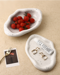 No two the same-Speckled Ceramic Tray Set (Round+Long+Irregular)