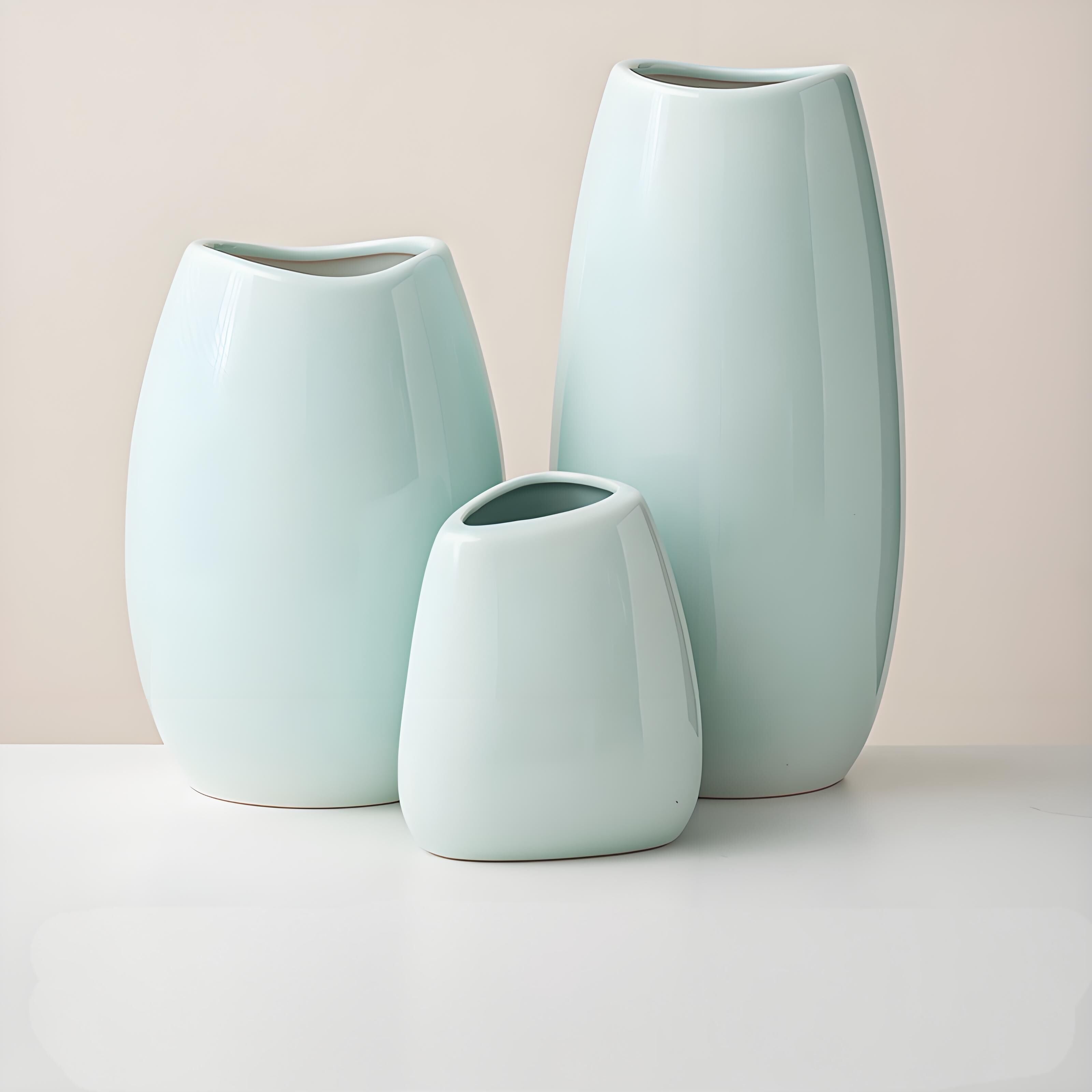 The Mizuiro Ceramic Vase Set (3-Piece)