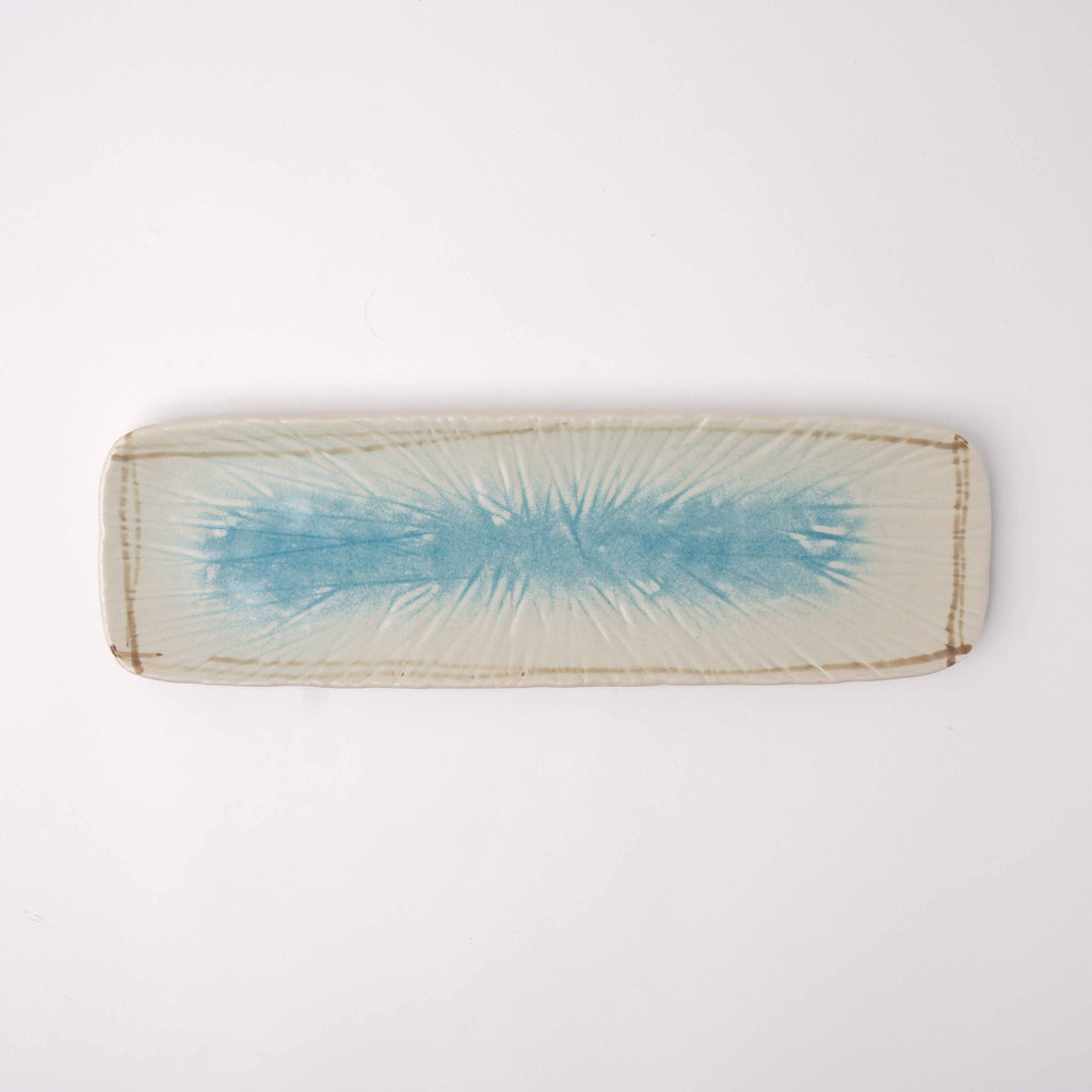 Sashimi Platter 35.2cm Okinawa Glaze