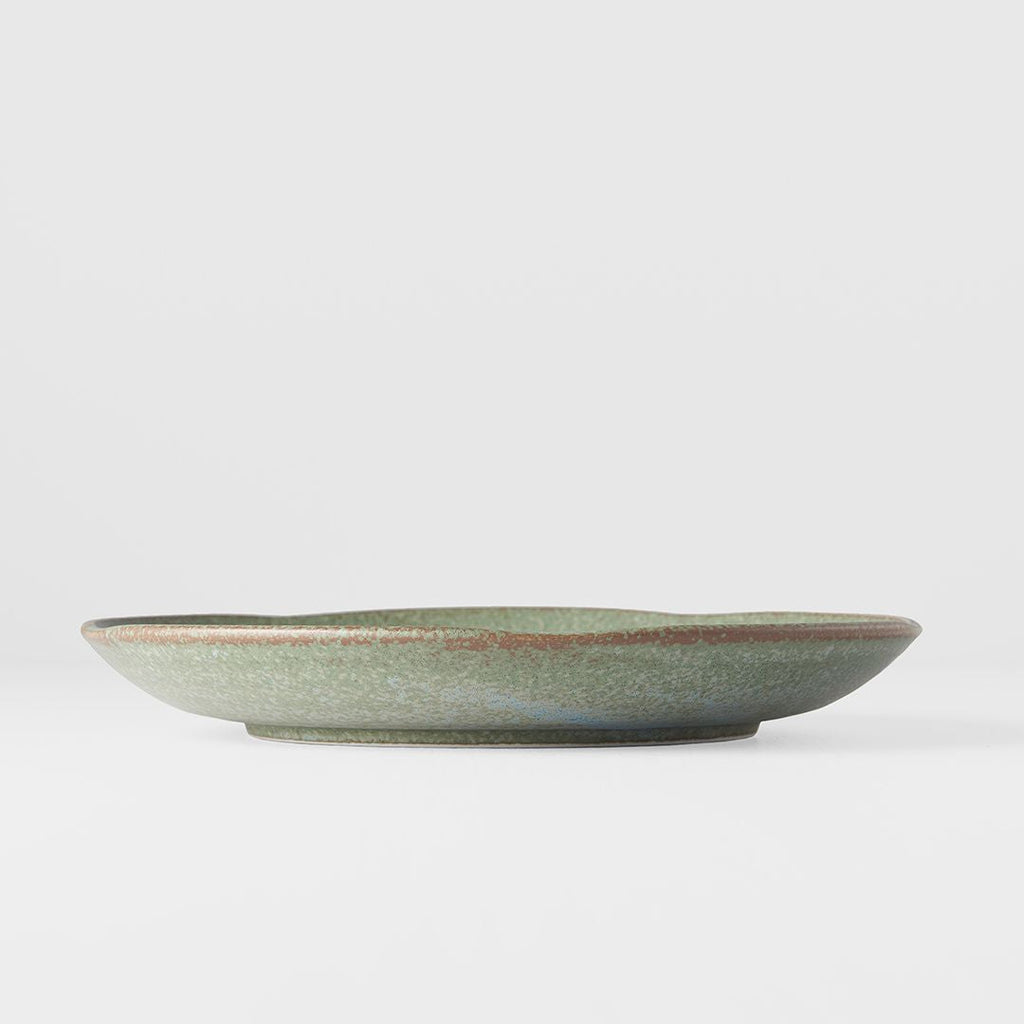 Dinner Plate 24cm Green Fade Glaze
