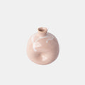 Vase Small Clay Pink Squashed