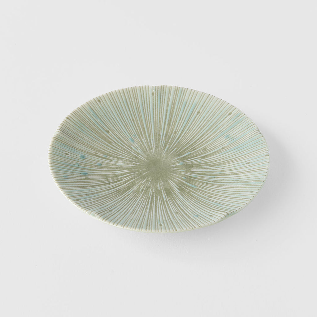 Tapas Plate 13cm Ice Green Glaze