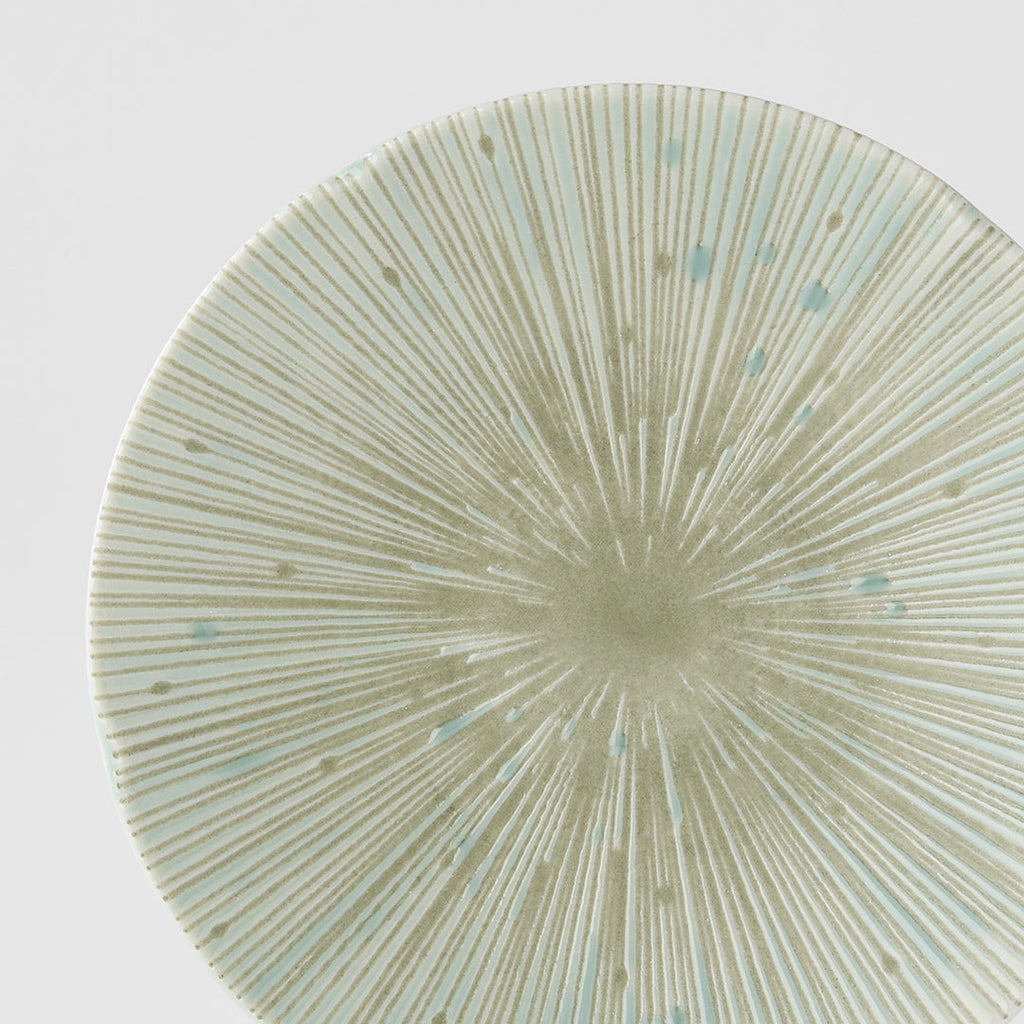 Tapas Plate 13cm Ice Green Glaze