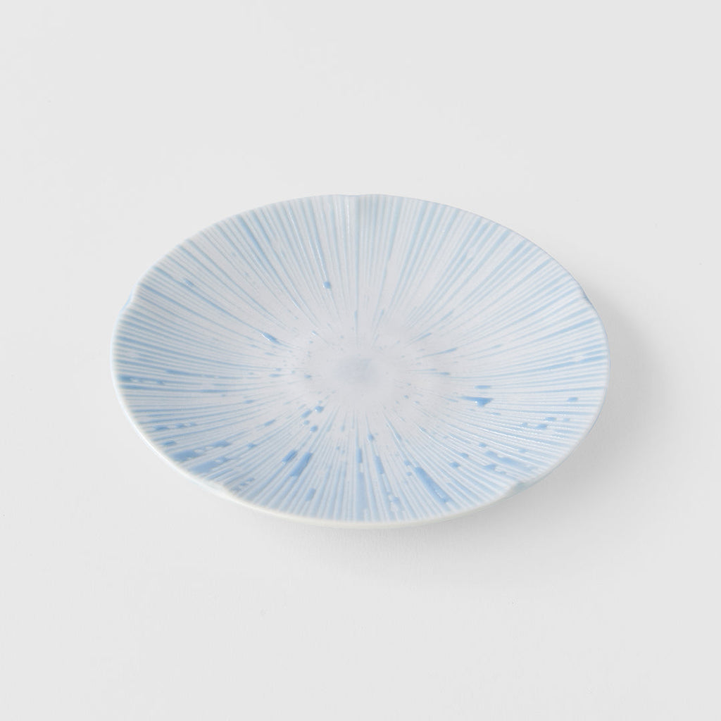 Tapas Plate 13cm Ice Blue Glaze