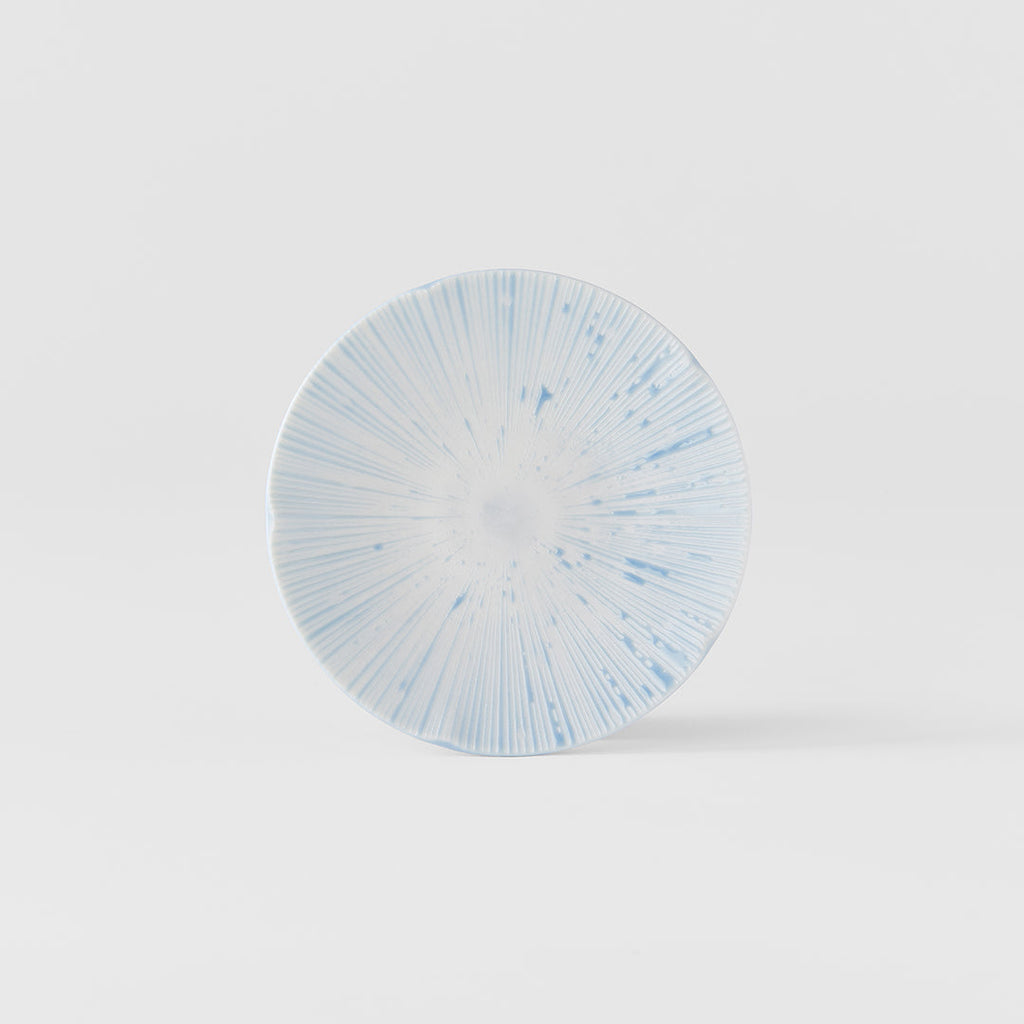 Tapas Plate 13cm Ice Blue Glaze