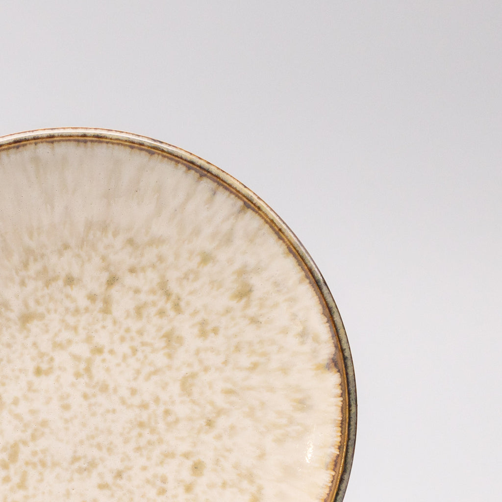 Tapas Plate 17cm Ivory Pearl Glaze