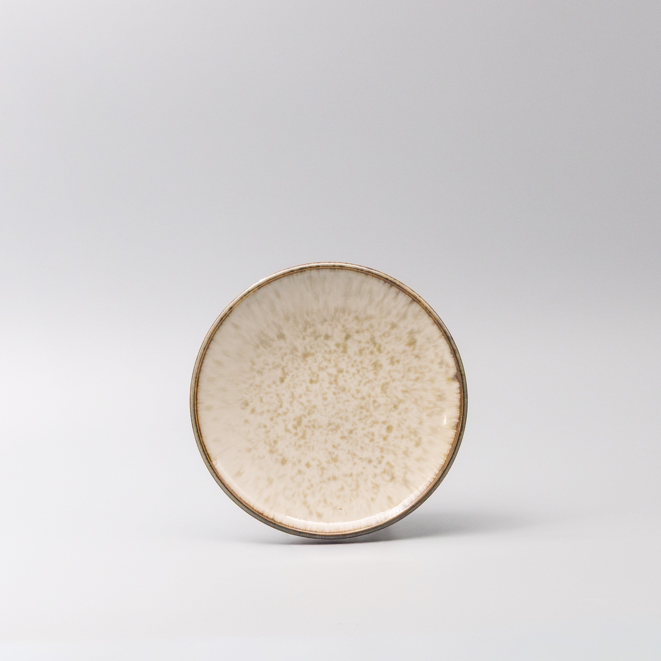 Tapas Plate 17cm Ivory Pearl Glaze
