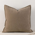 Coffee brown Nordic Herringbone Chenille Pillowcases