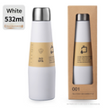 White Premium Stainless Steel Vacuum Insulated Bottle